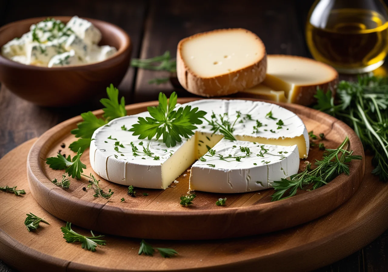 Goat cheese with herbs