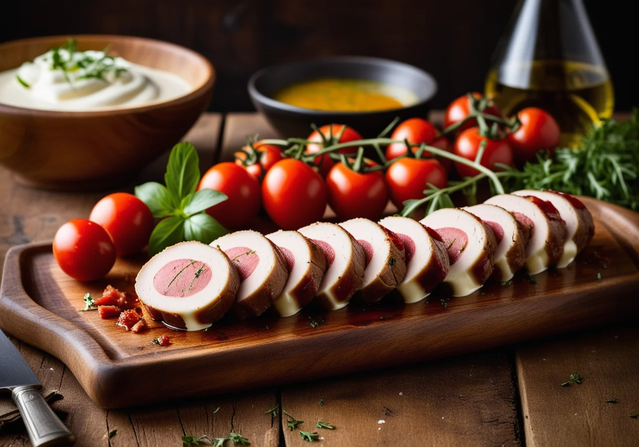 Pork Tenderloin with Mozzarella Filling