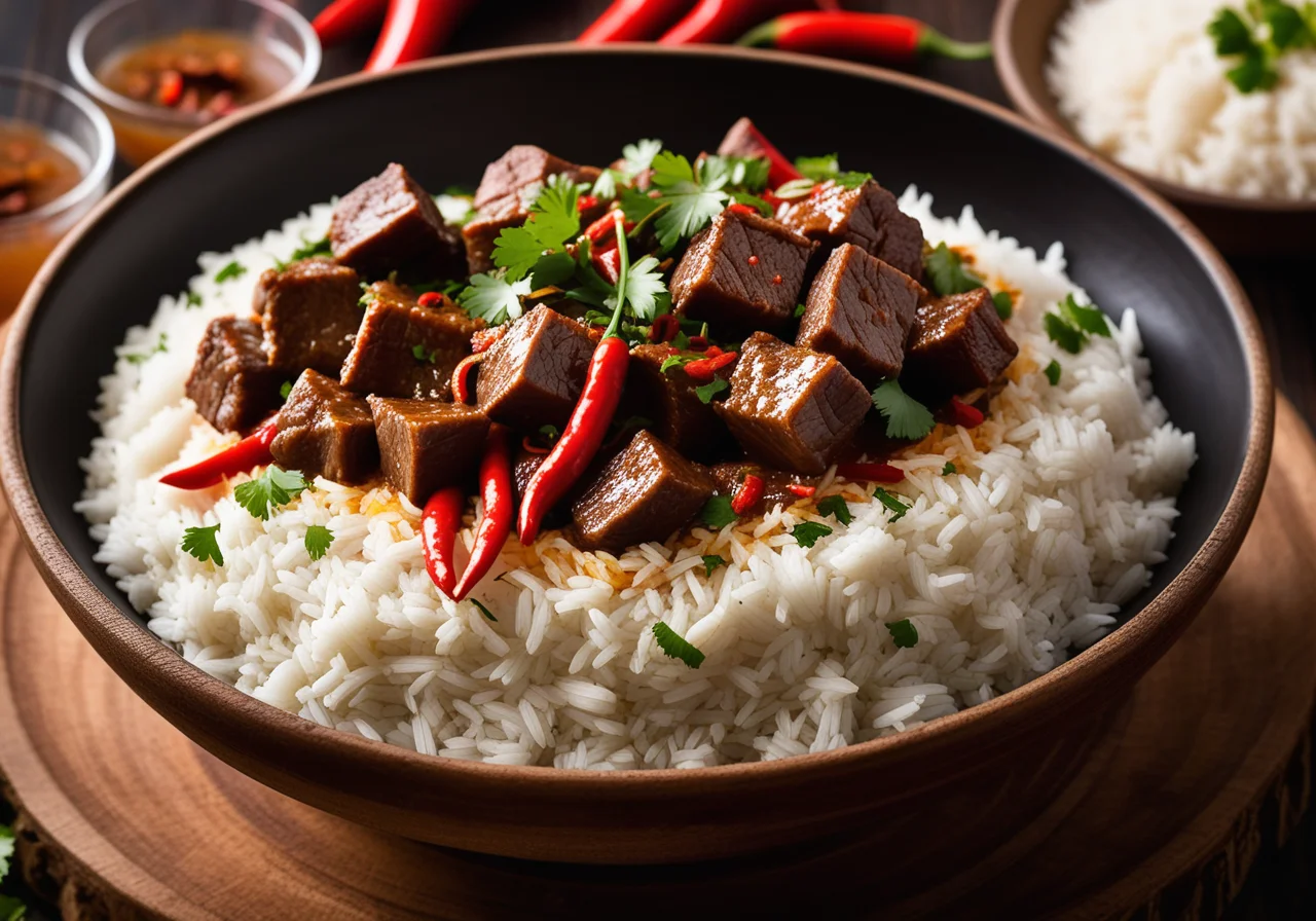 Stewed Beef with Rice