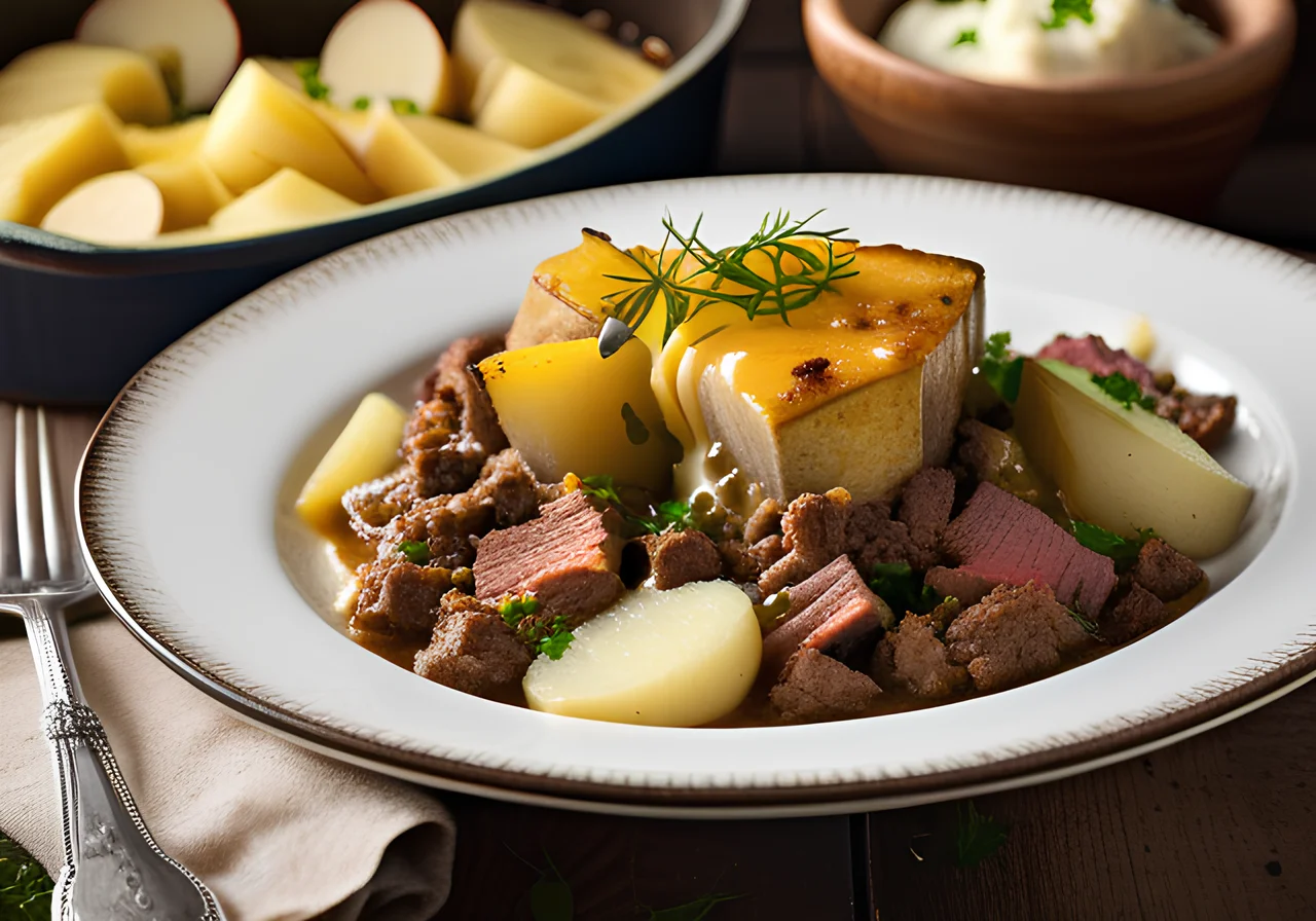 Potato & Ground Beef Casserole