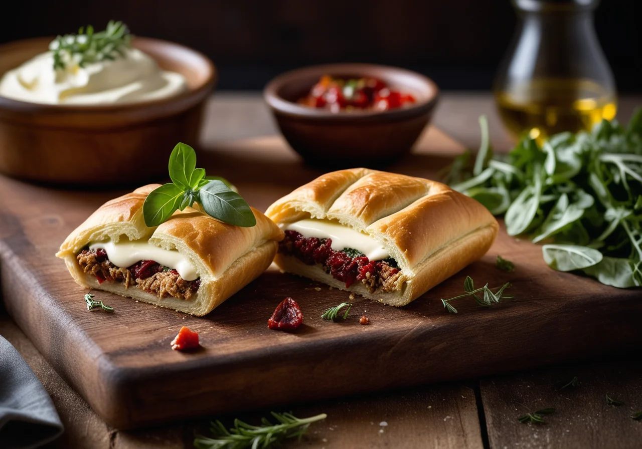 Pastry Pocket with Turkey Filling