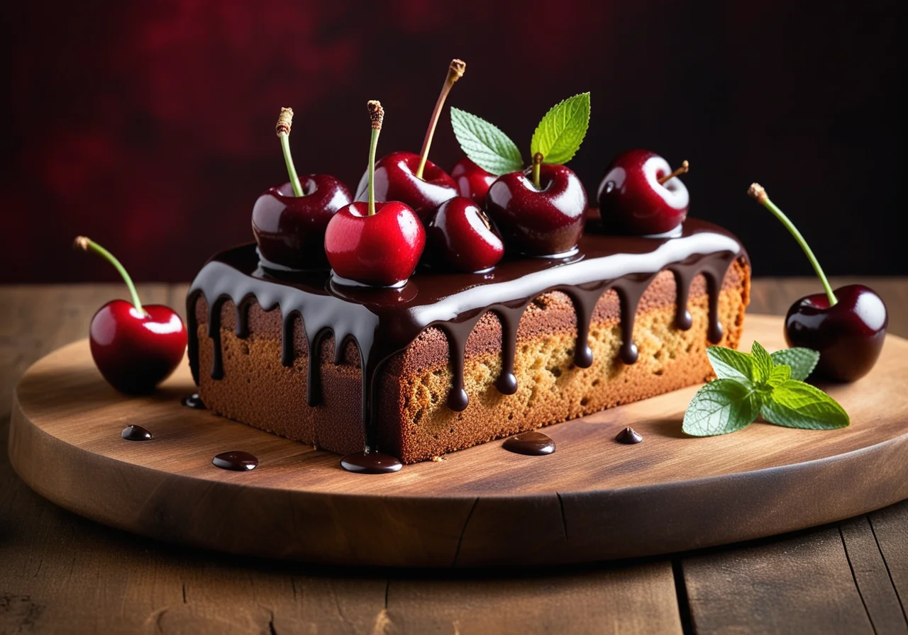 Cake with Amarenakirschen