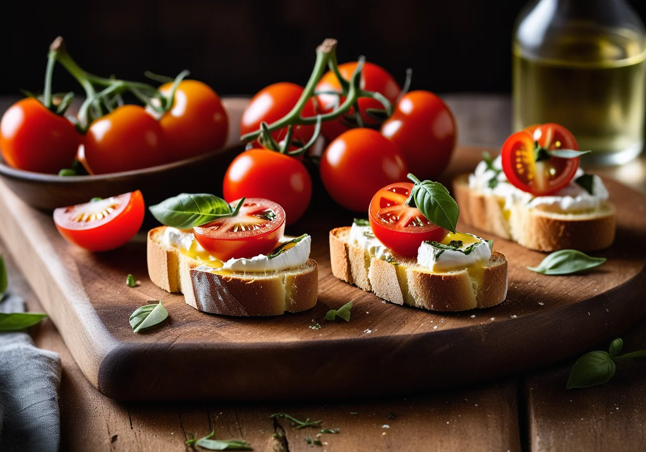 Goat Cheese Crostini