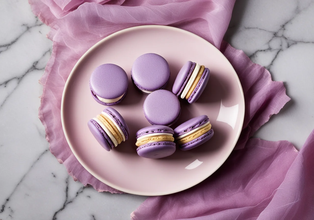 Violet Macarons