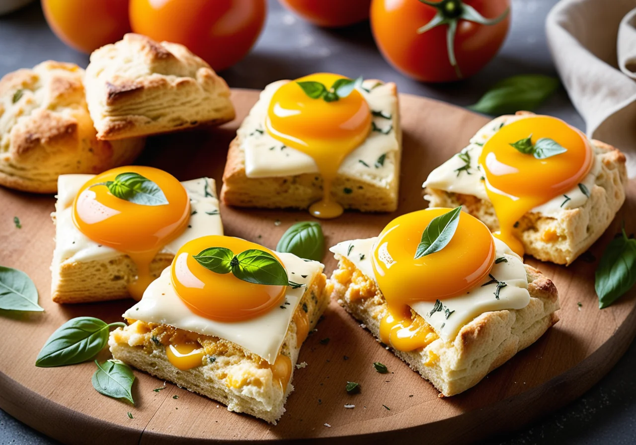 Savory Scones with Tomatoes and Cheese