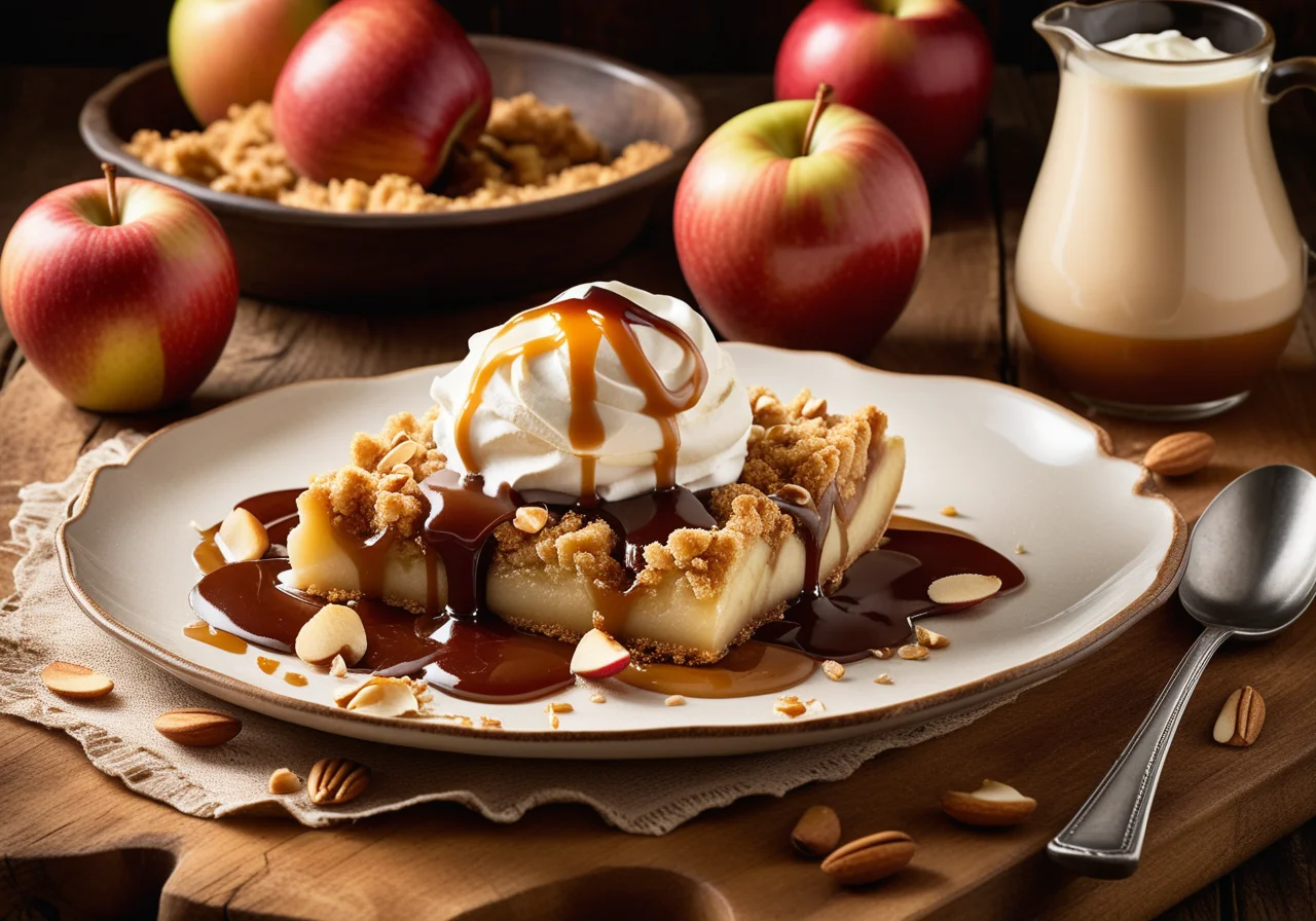 Small Apple Bake with Sauce