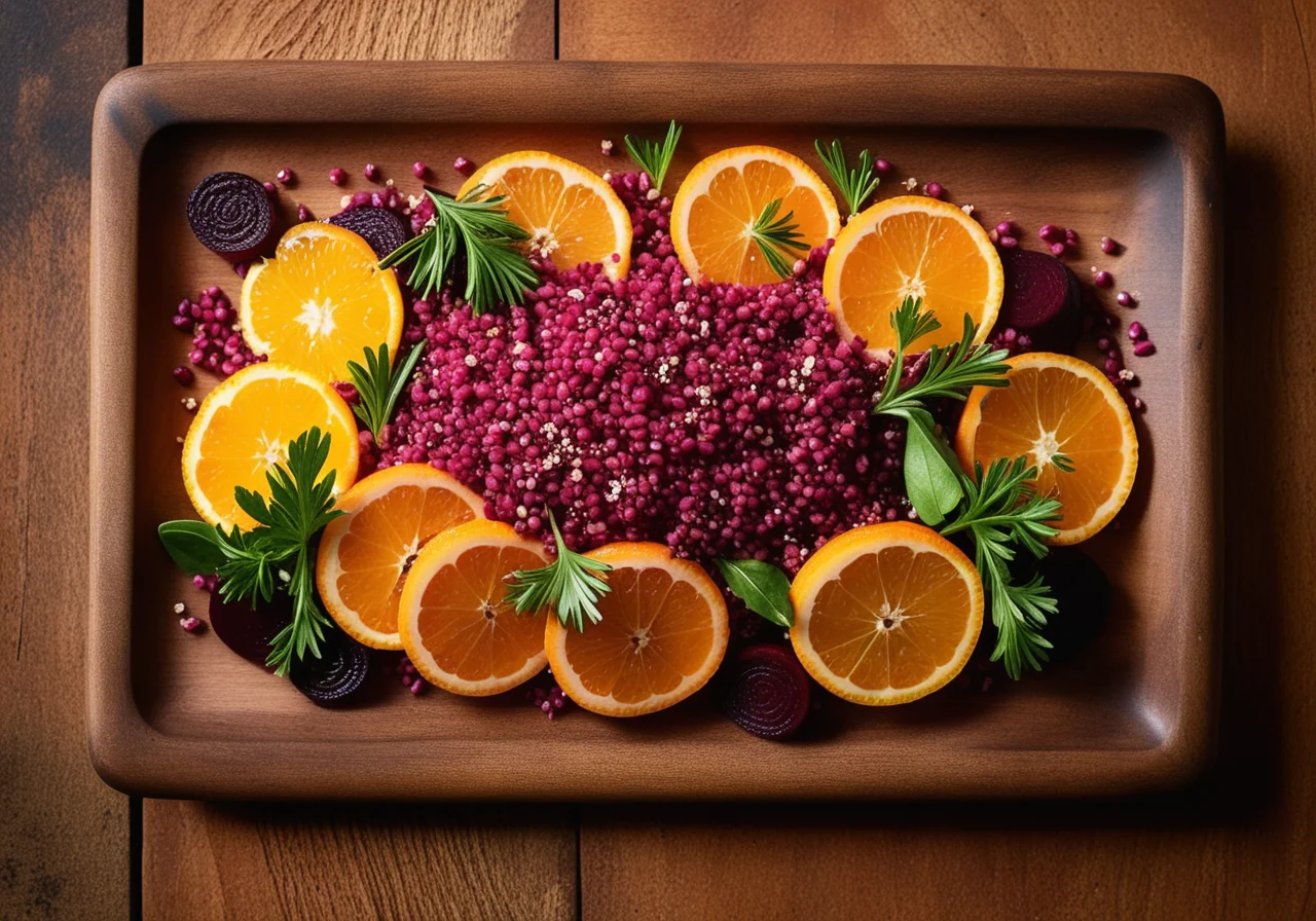 Buckwheat, Beetroot and Orange Salad