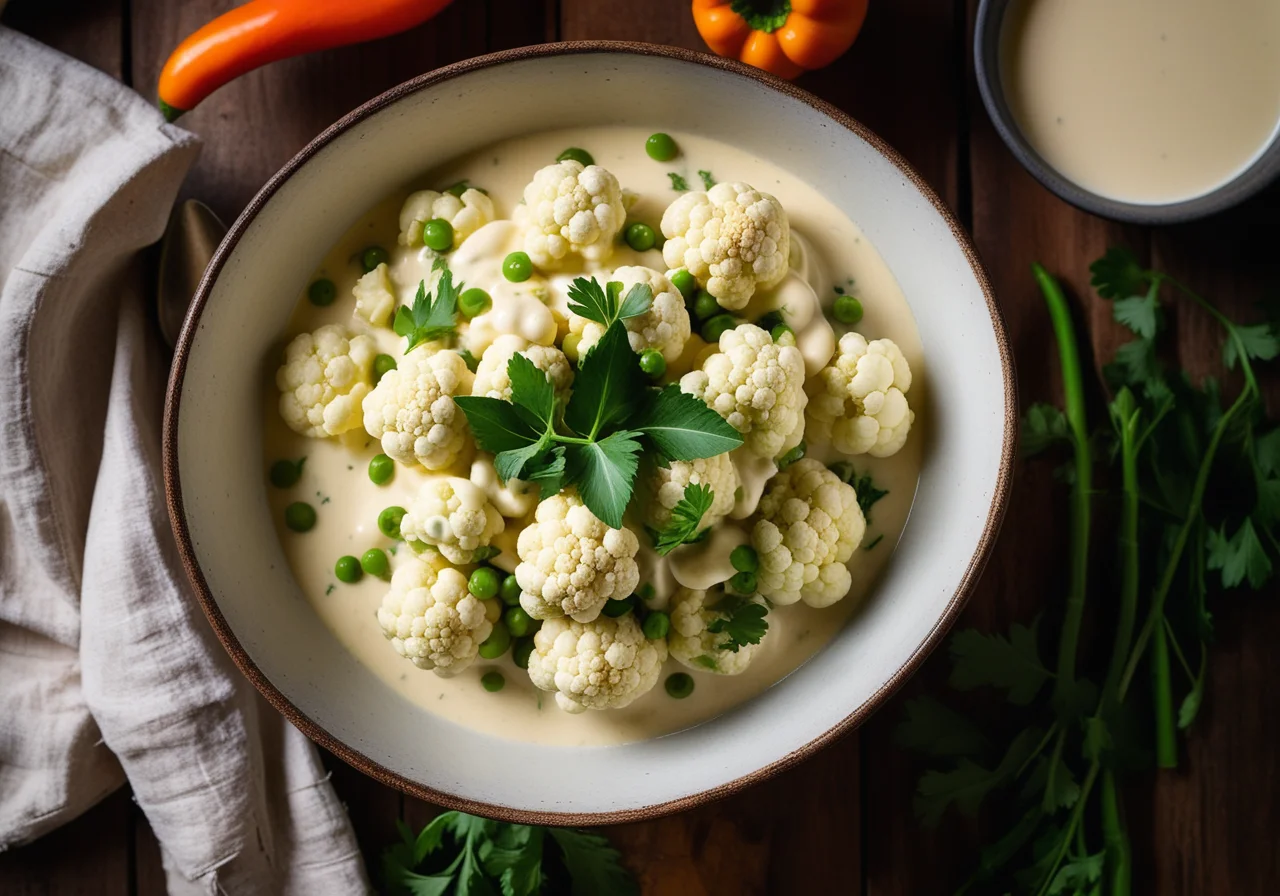 Cauliflower and Pea Medley