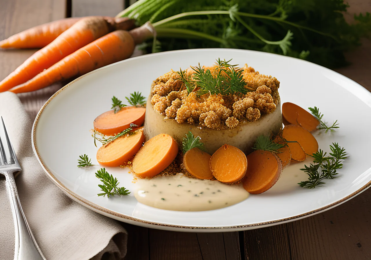 Vegetable Casserole with Kohlrabi and Carrots