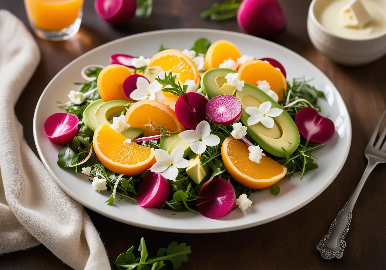 Orange Radish Salad