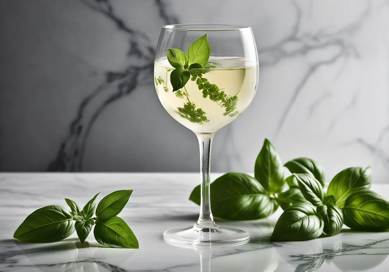 Basilikumwein