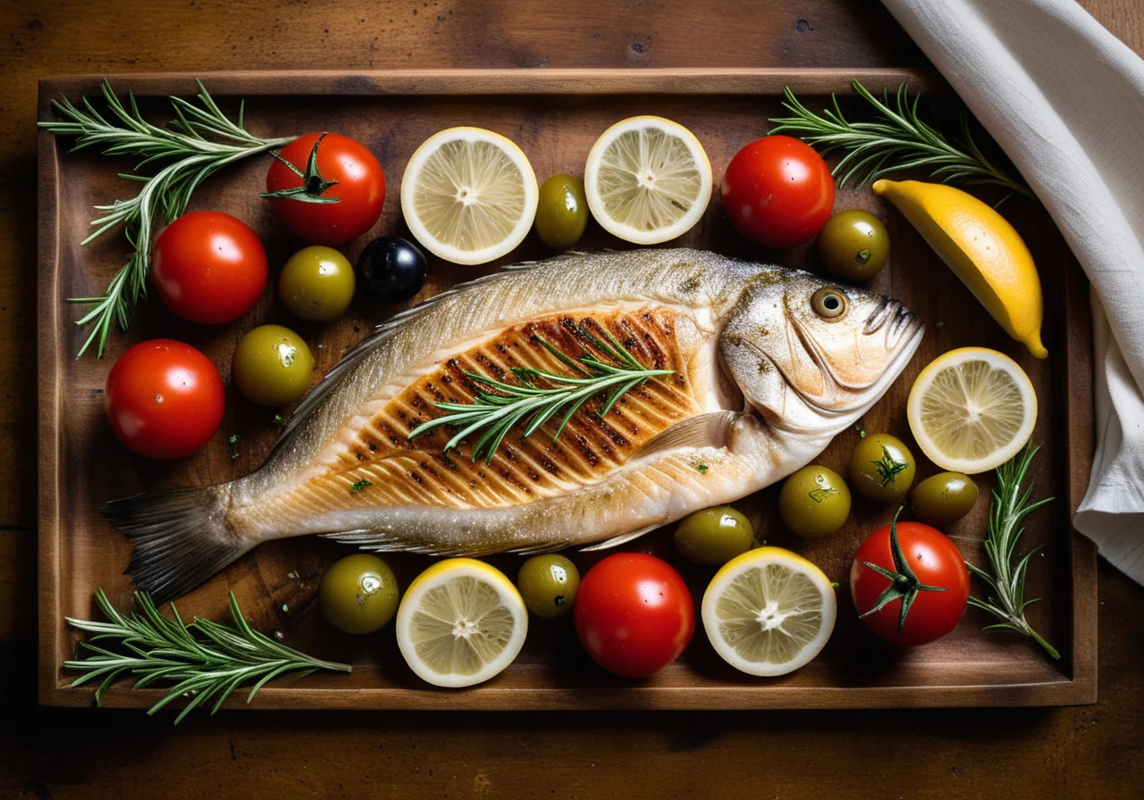 Baked Dorade with Herbs