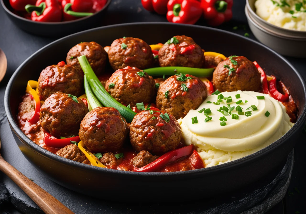 Paprika Meatball Casserole