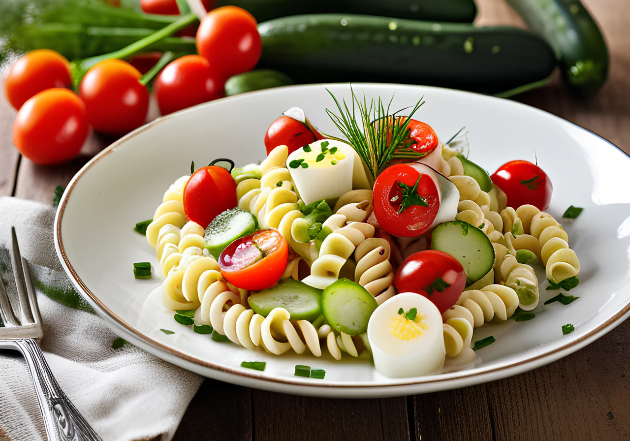 Mayonnaise Pasta Salad