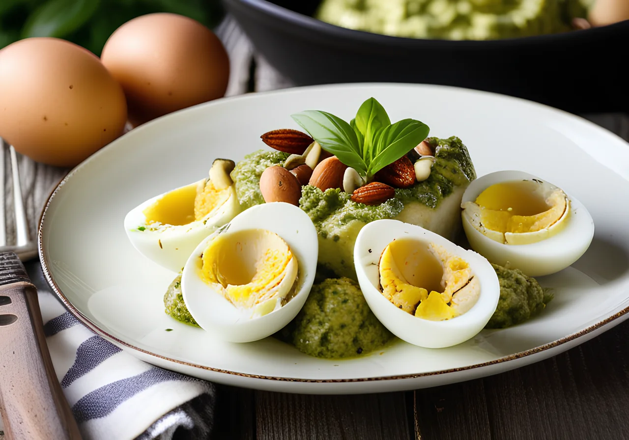Pesto Potato Salad with Egg