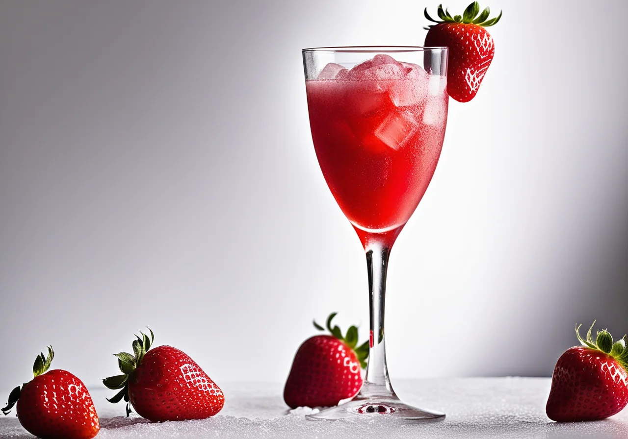 Strawberry cocktail
