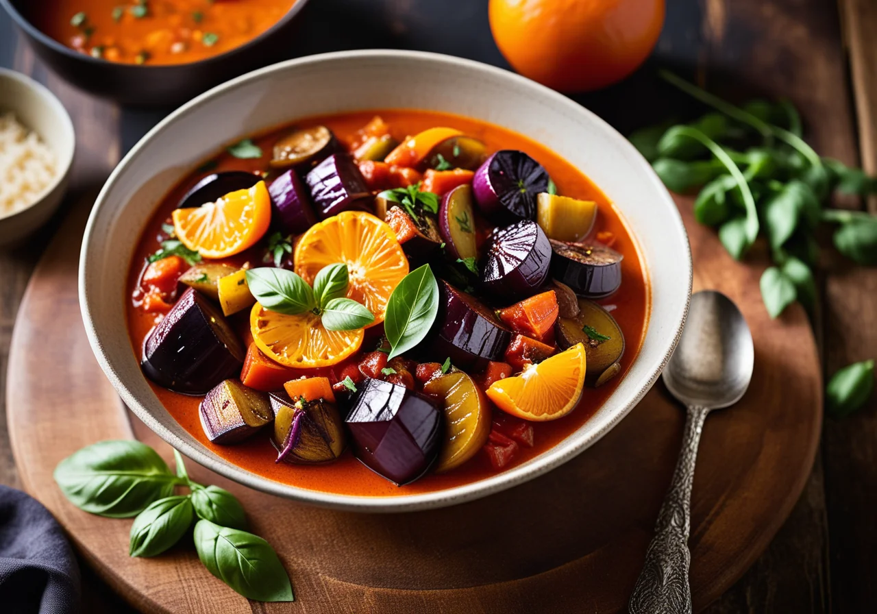 Paprika Aubergine Stew