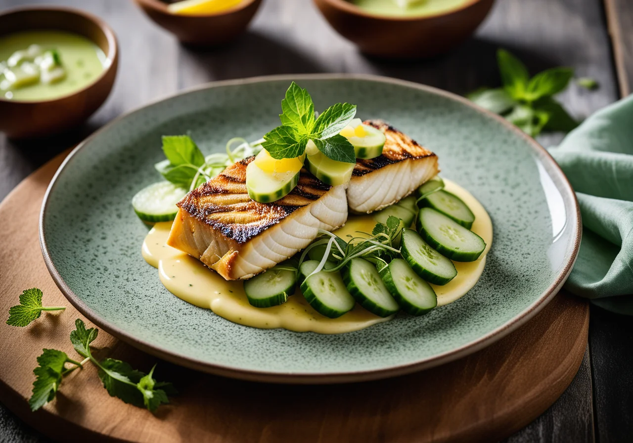 Vanilla Cucumber Salad