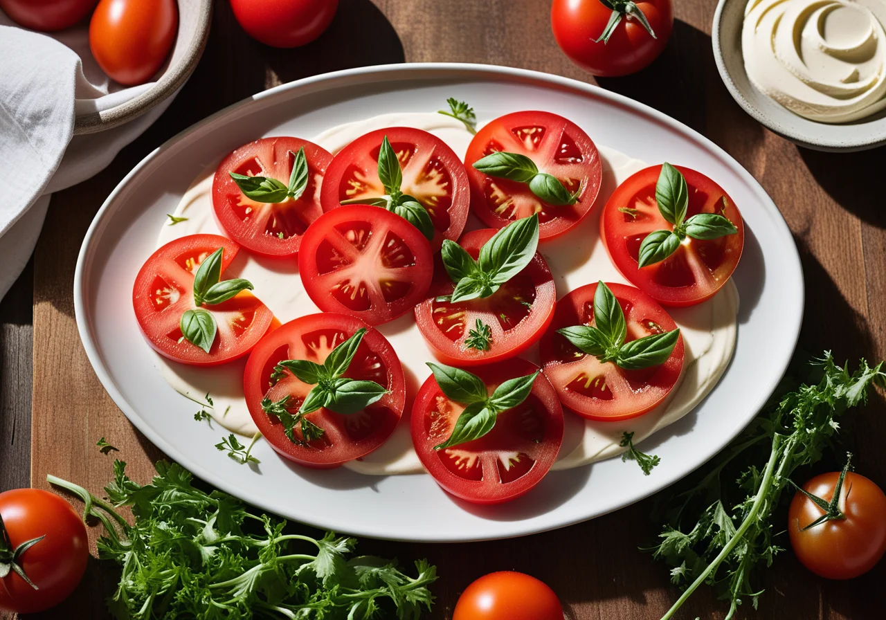 Tomatoes with Cream Cheese Filling