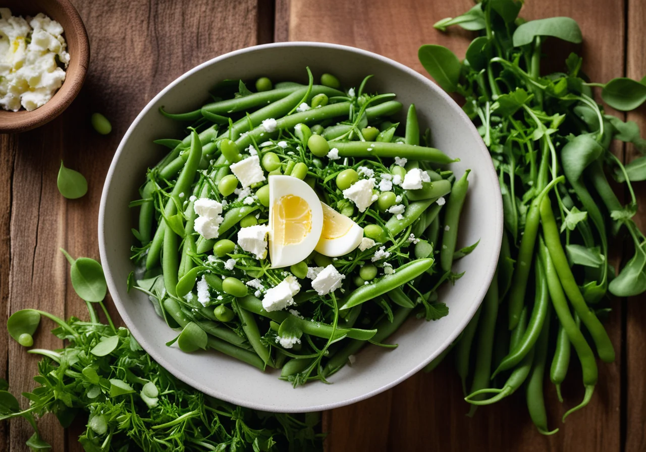 Green Bean and Pea Salad