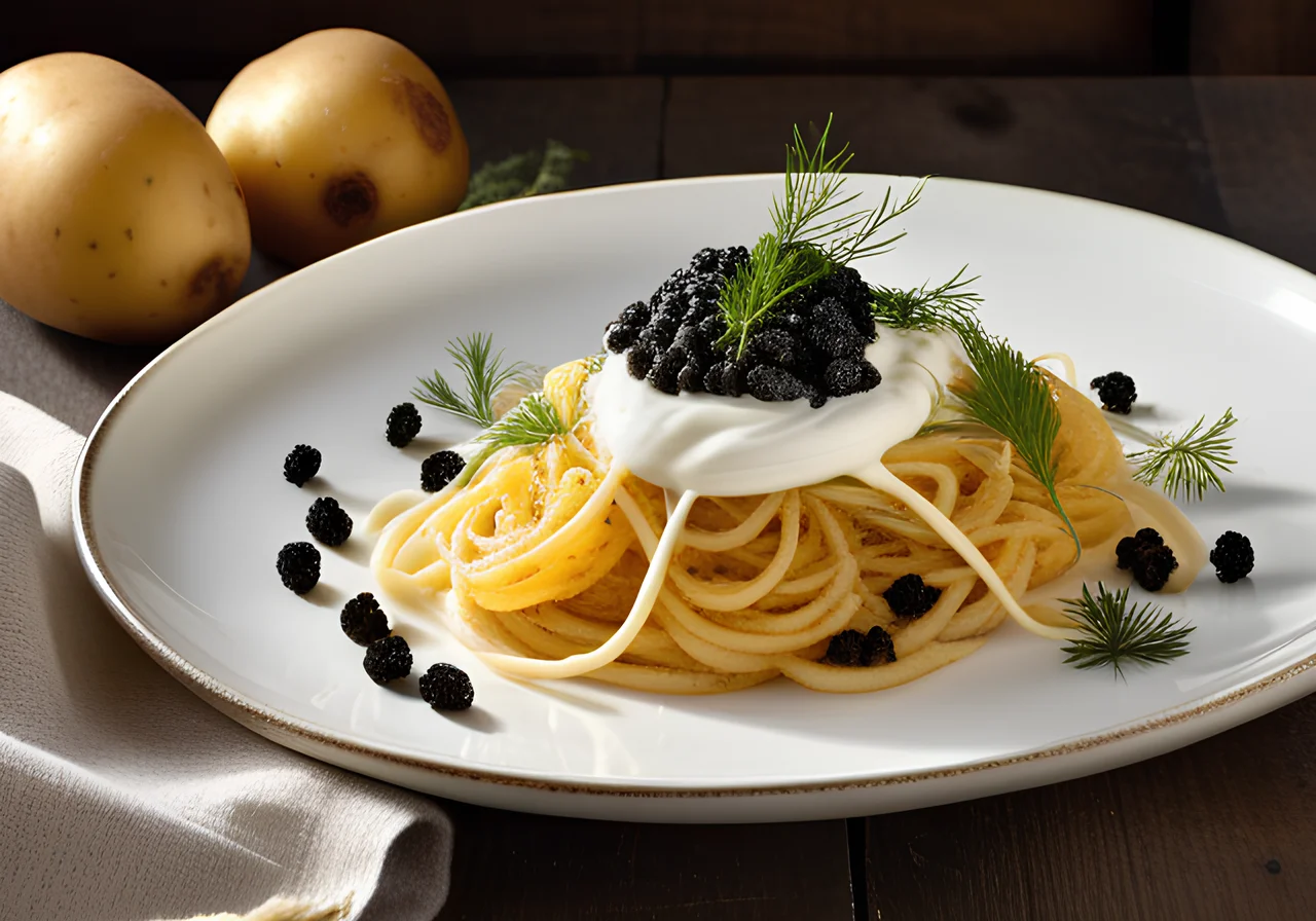 Fried Potato Spaghetti