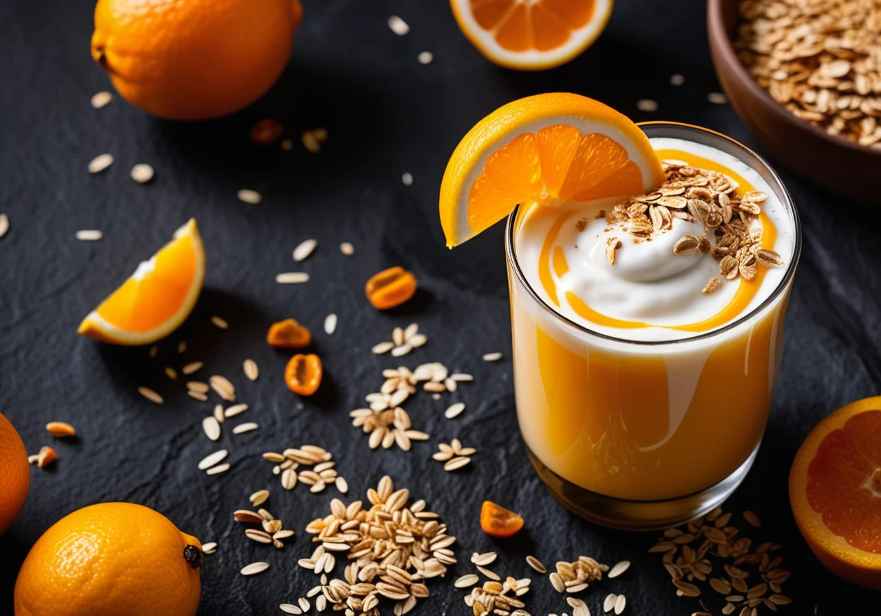 Sea Buckthorn Orange Drink with Oats