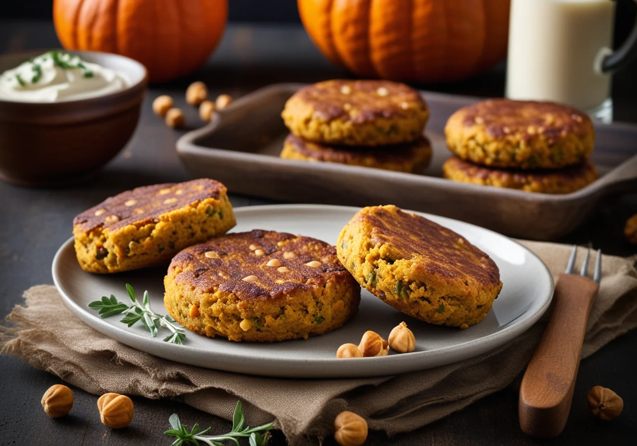 Chickpea Pumpkin Patties