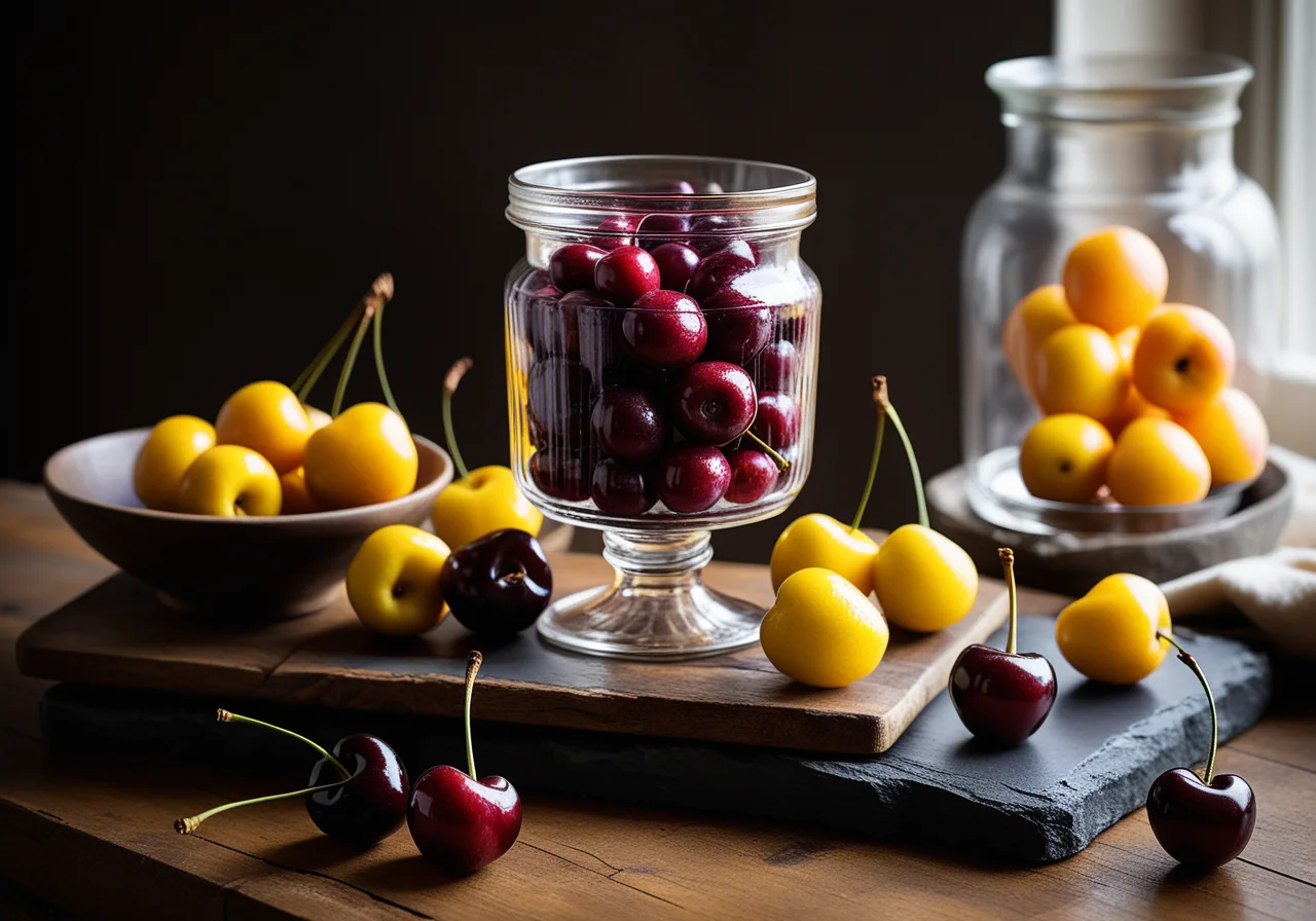 Preserved Mirabelle Cherries