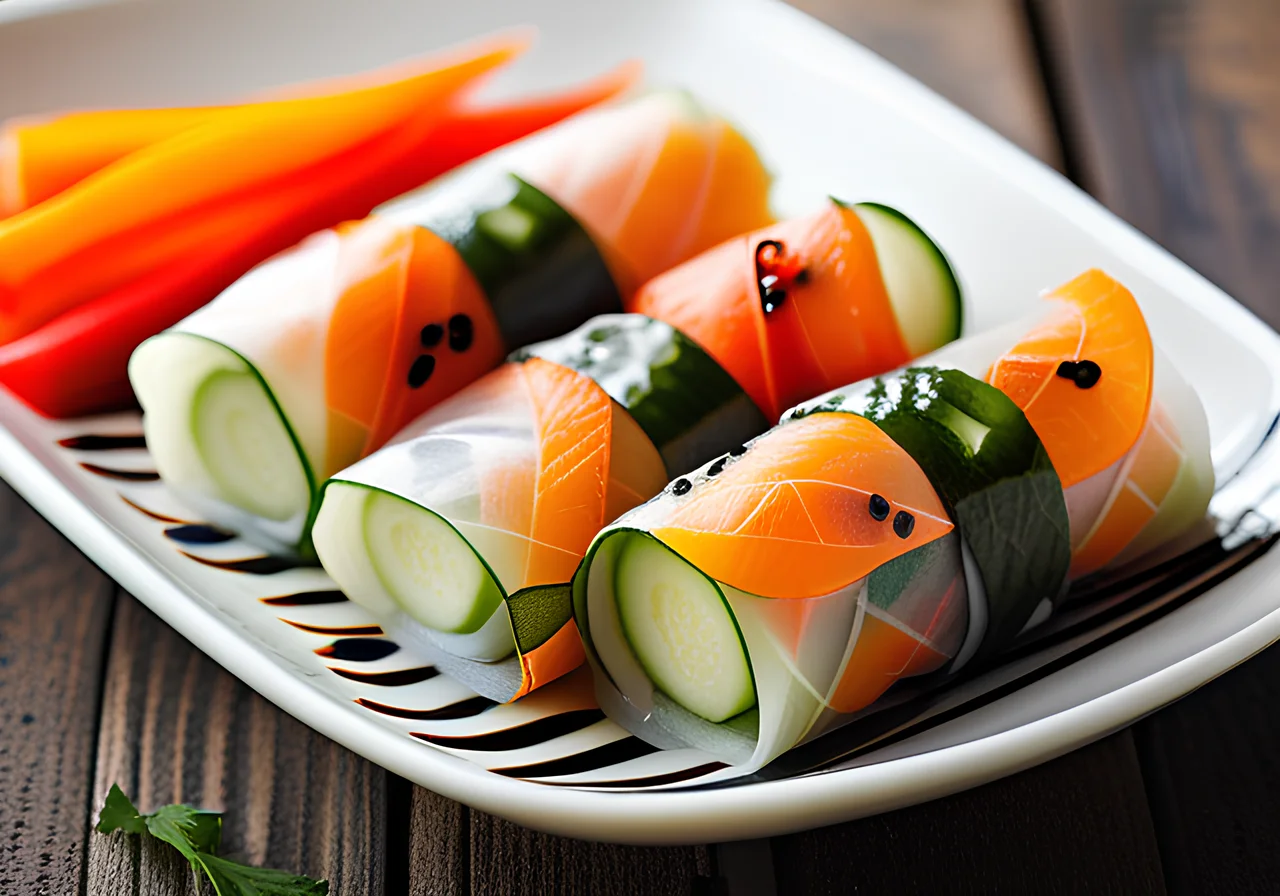 Summer Rolls with Glass Noodles