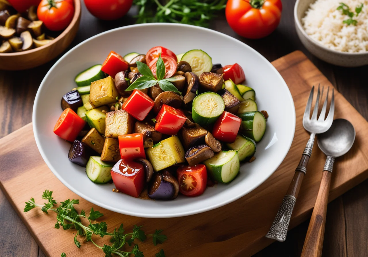 Vegan Vegetable Stir-Fry
