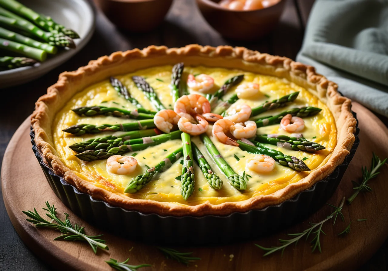 Asparagus Quiche