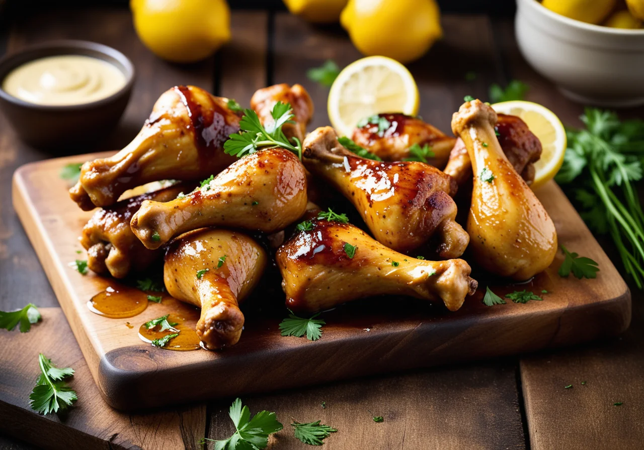 Drumsticks in Honey Mustard
