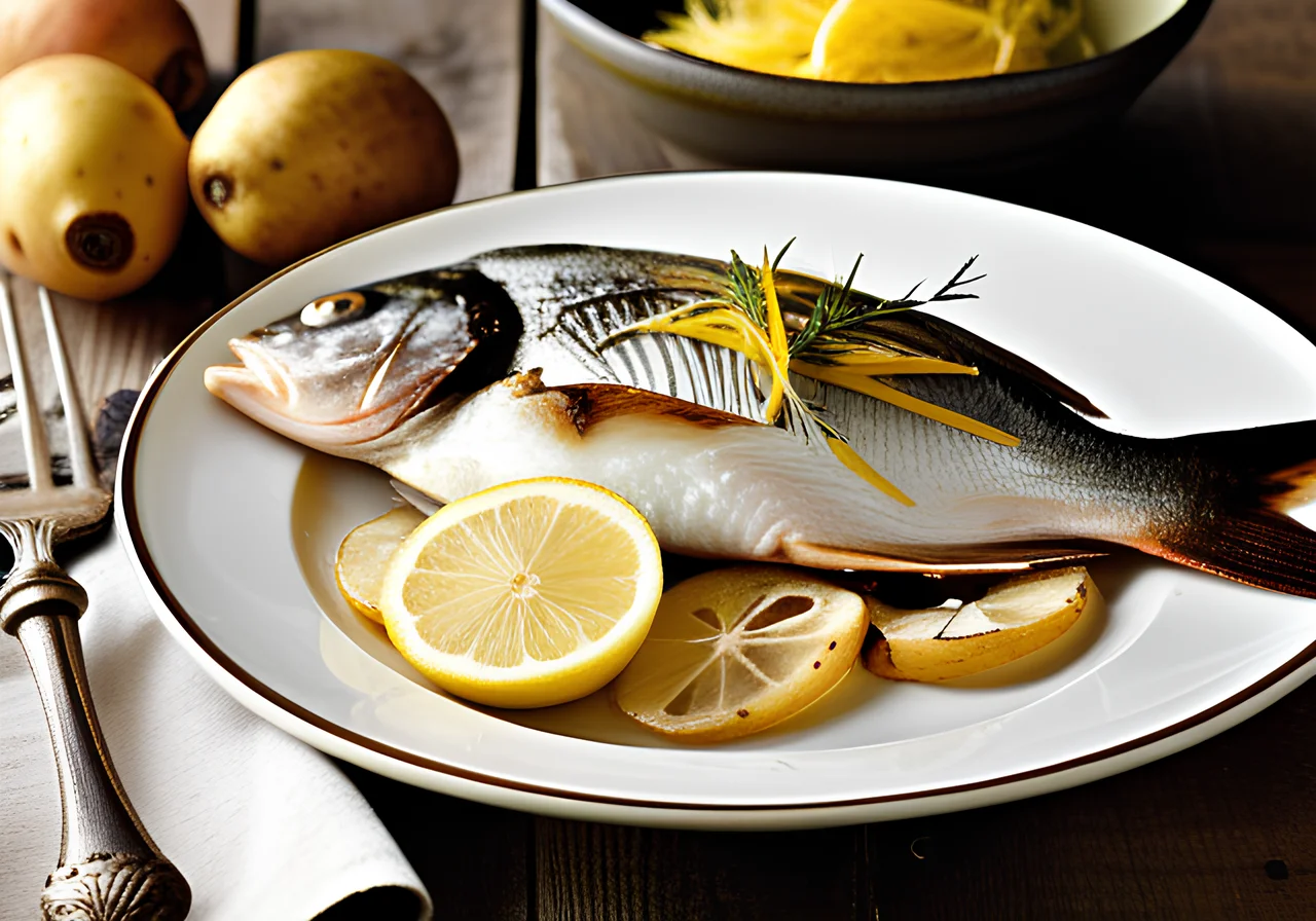 Oven‑Baked Sea Bream