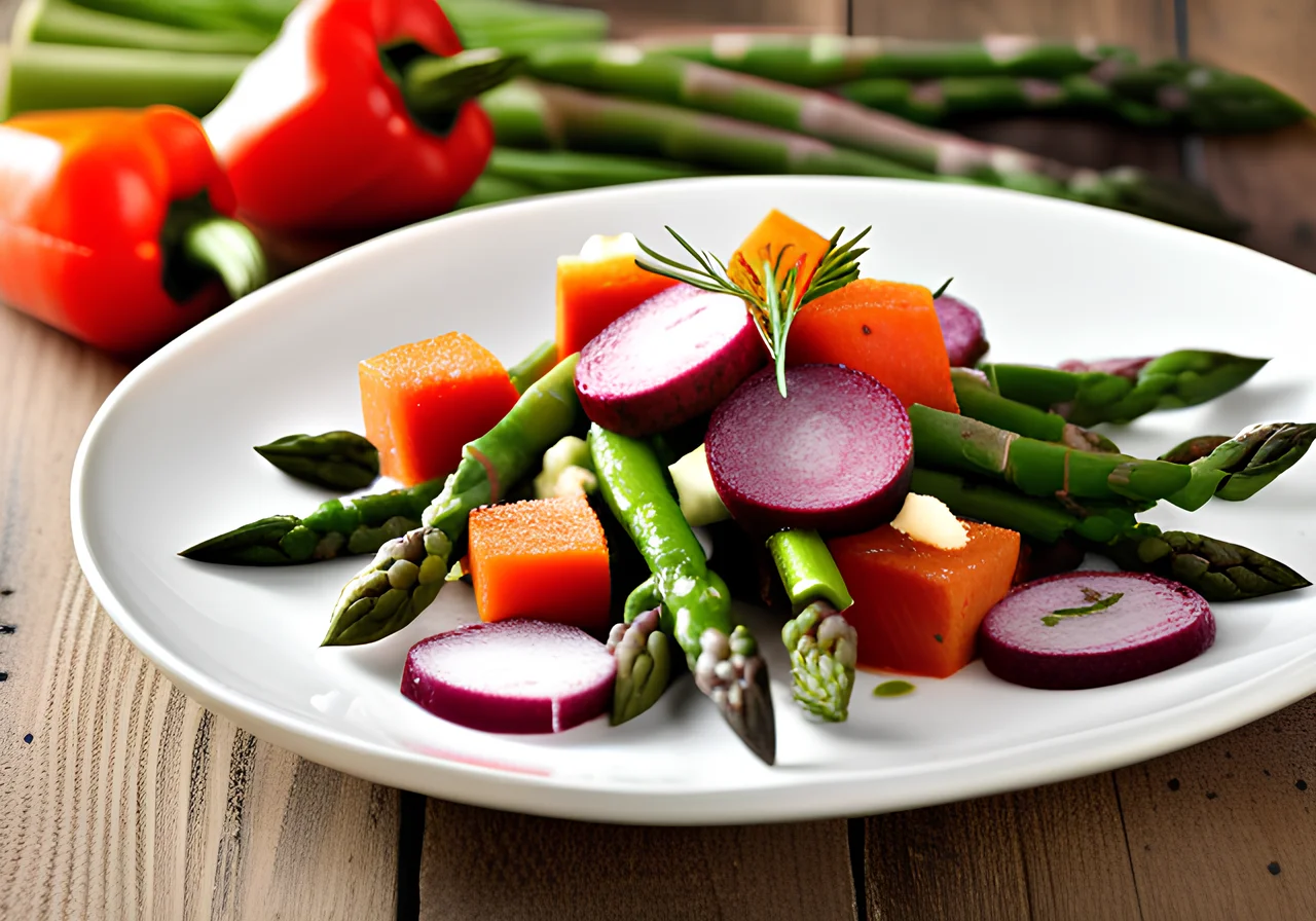 Asparagus Cheese Salad