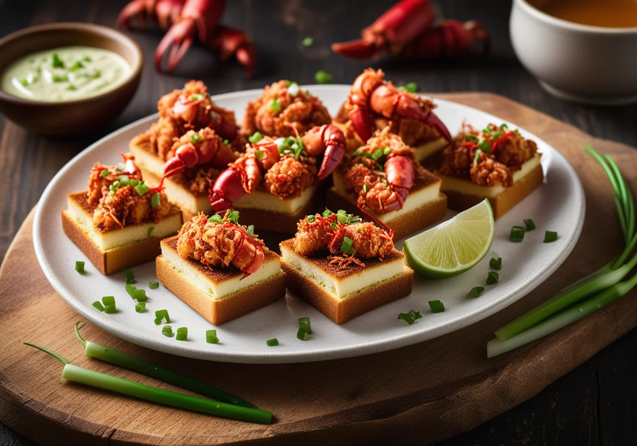 Fried Lobster Toast Sticks