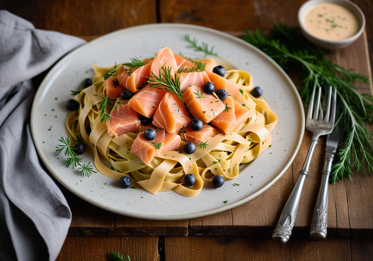 Tagliatelle with Salmon