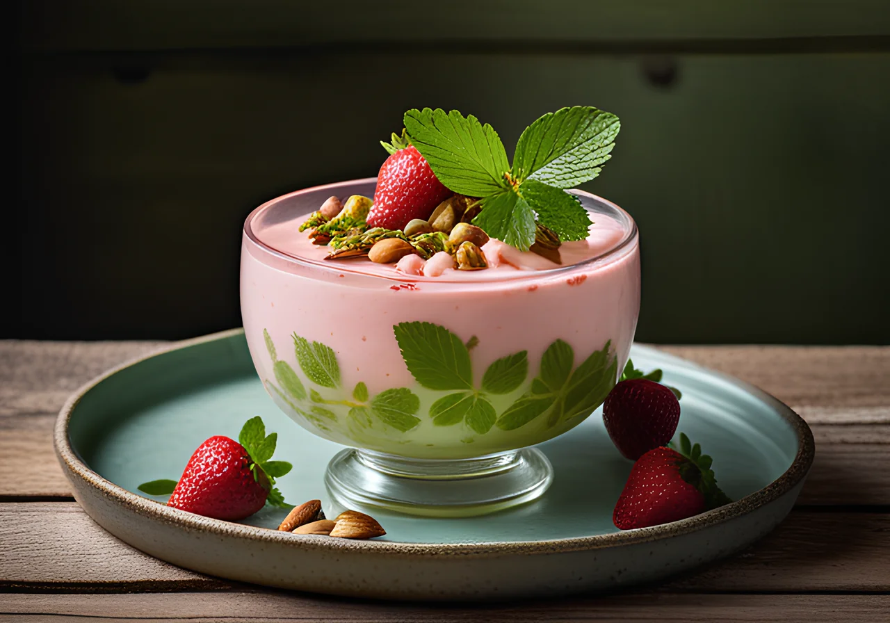 Strawberry Cream Yogurt