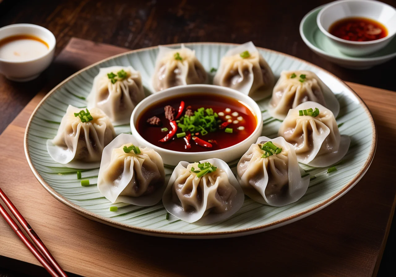 Dim Sum with Ground Meat Filling
