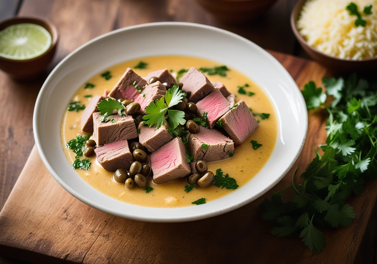 Veal Ragout with Lime and Capers