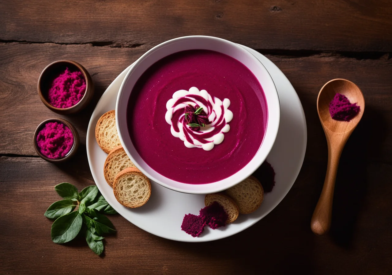 Red Beet Cream Soup