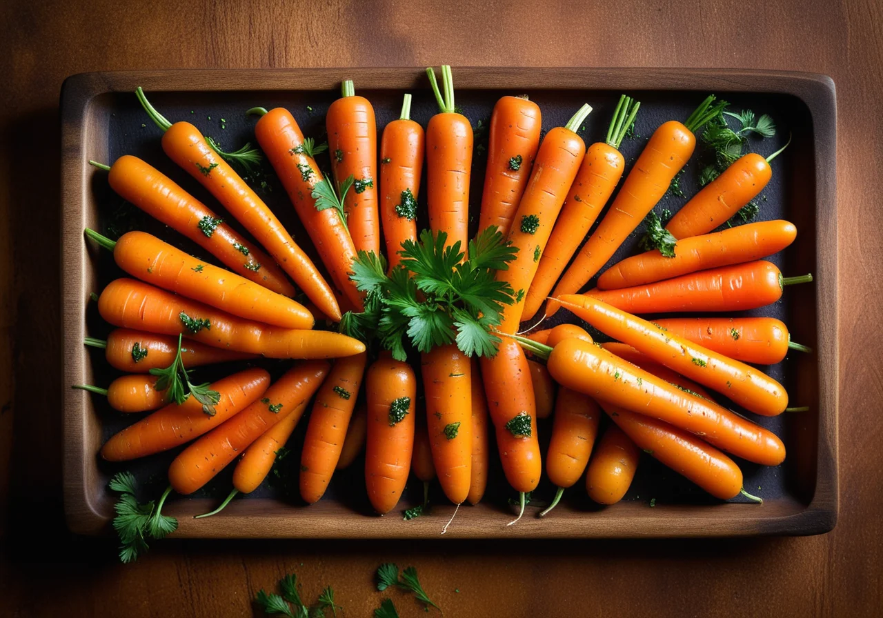 Young Carrots Steamed in Wine