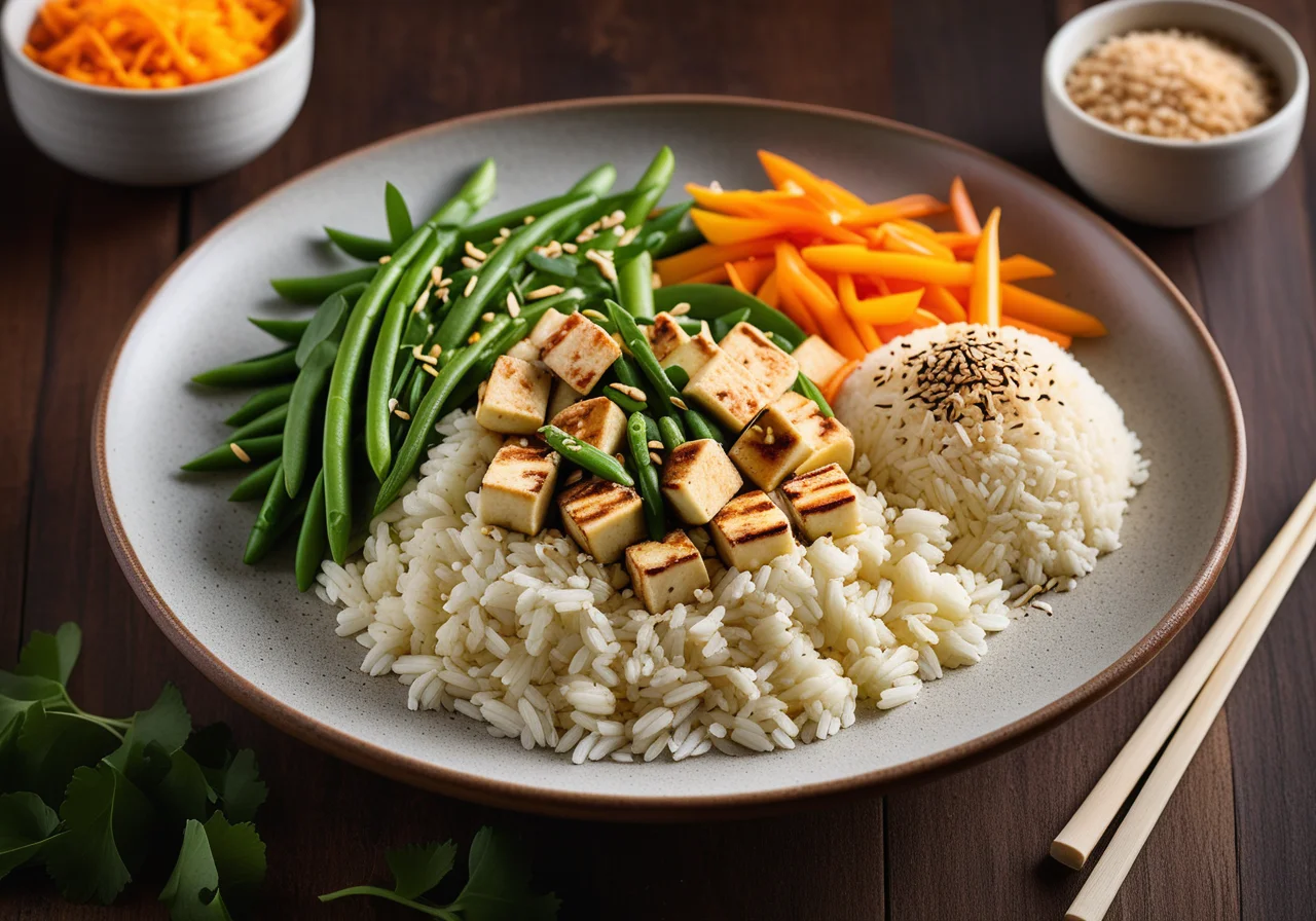 Rice with Vegetables and Tofu