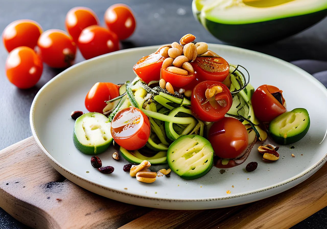 Zoodle Salad with Avocado