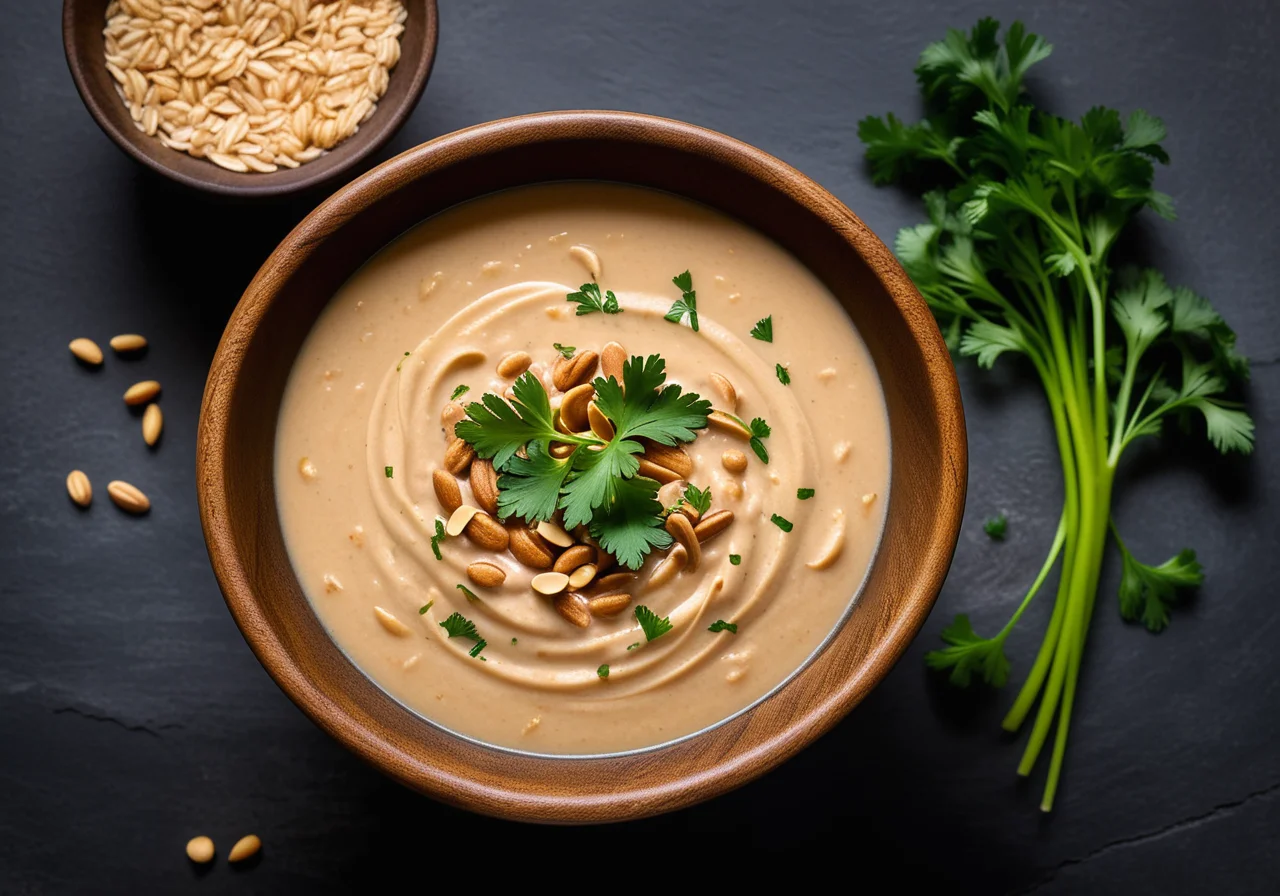 Peanut Rice Soup