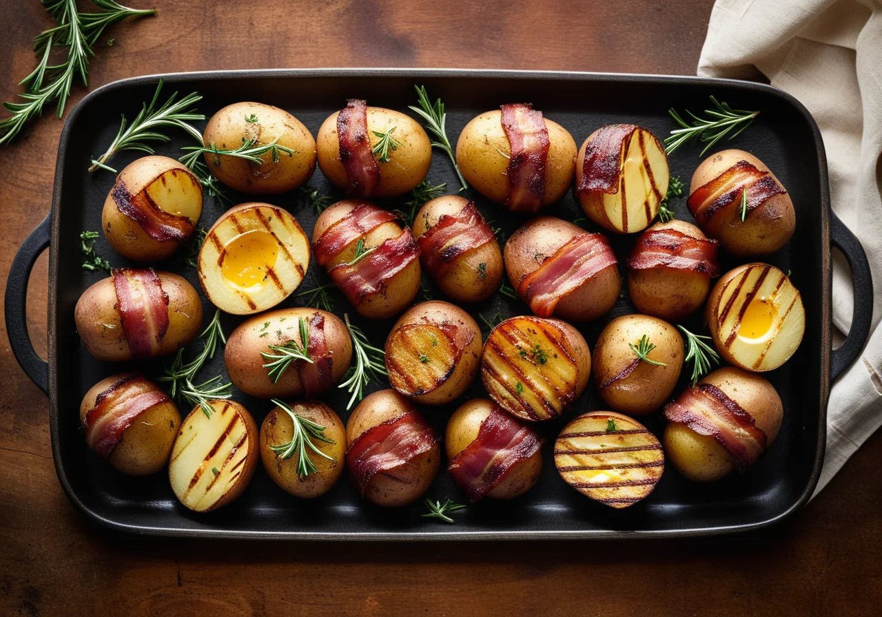 Grilled Bacon Potatoes
