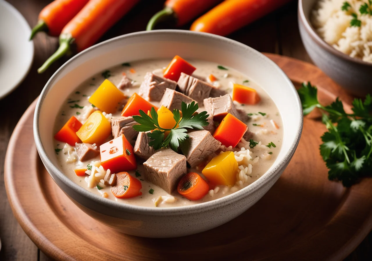 Rice Stew with Veal Shoulder