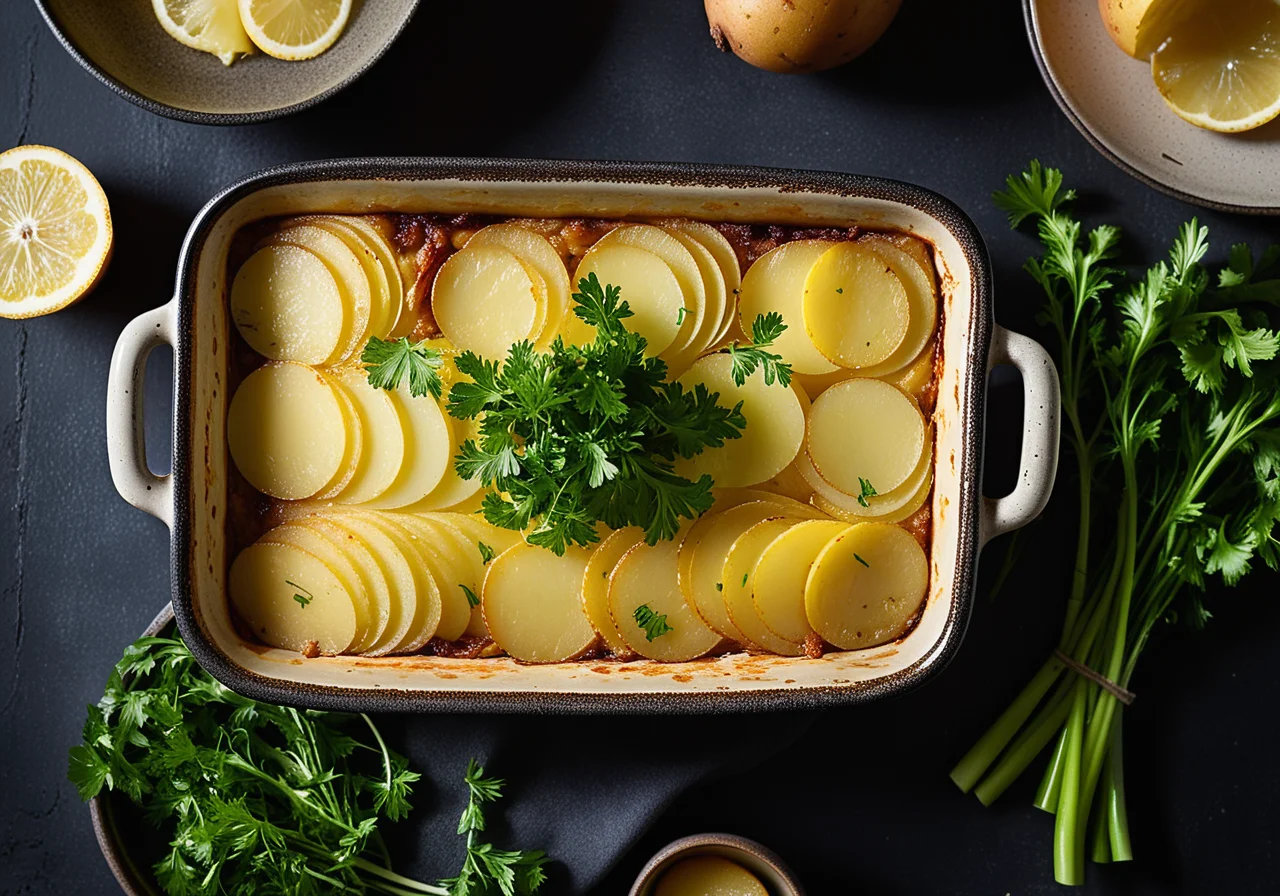 Lemon Potato Gratin