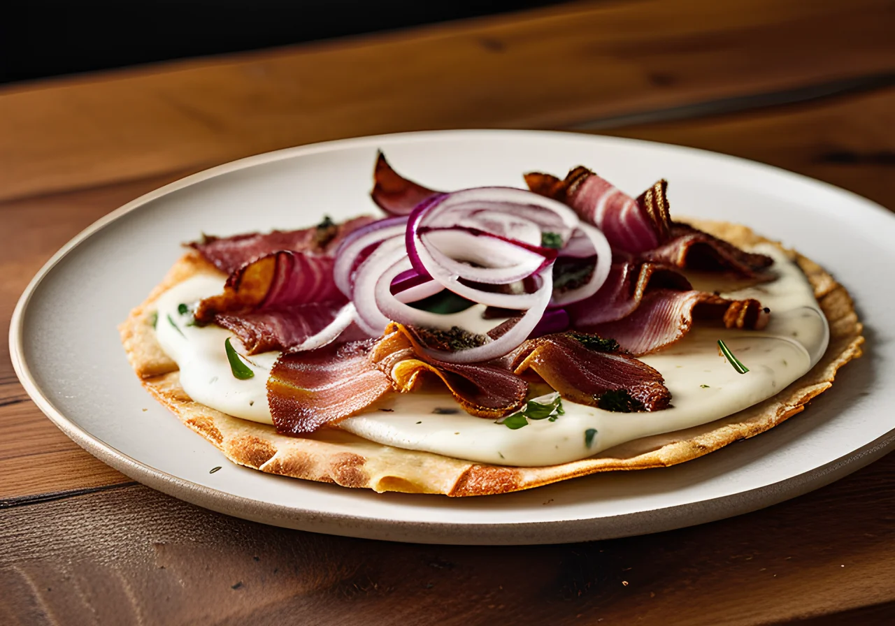 Whole Wheat Flammkuchen