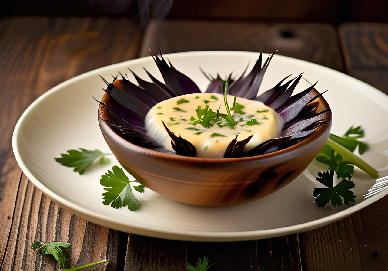 Black Salsify with Cheese