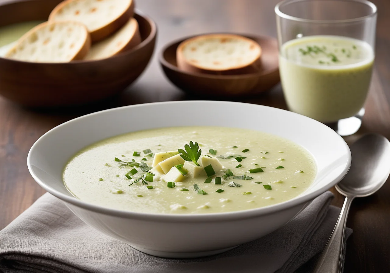 Vichyssoise with Flatbread